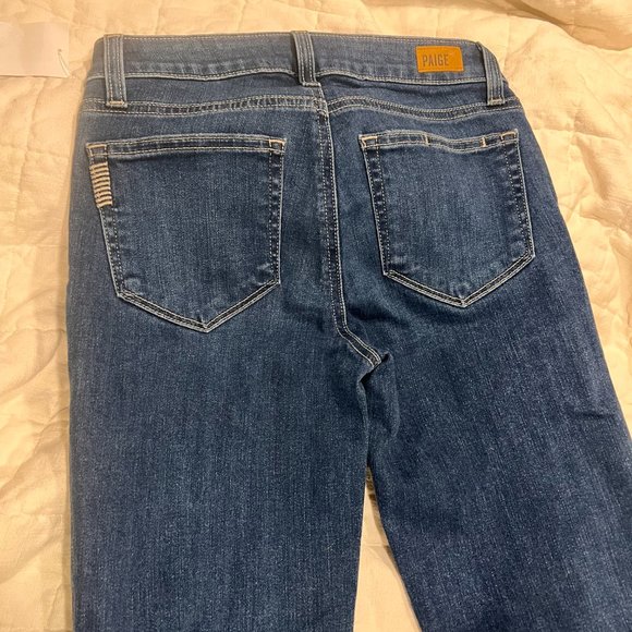 Verdugo Ankle Distressed Hem PAIGE Jeans Size 25 - Picture 6 of 7